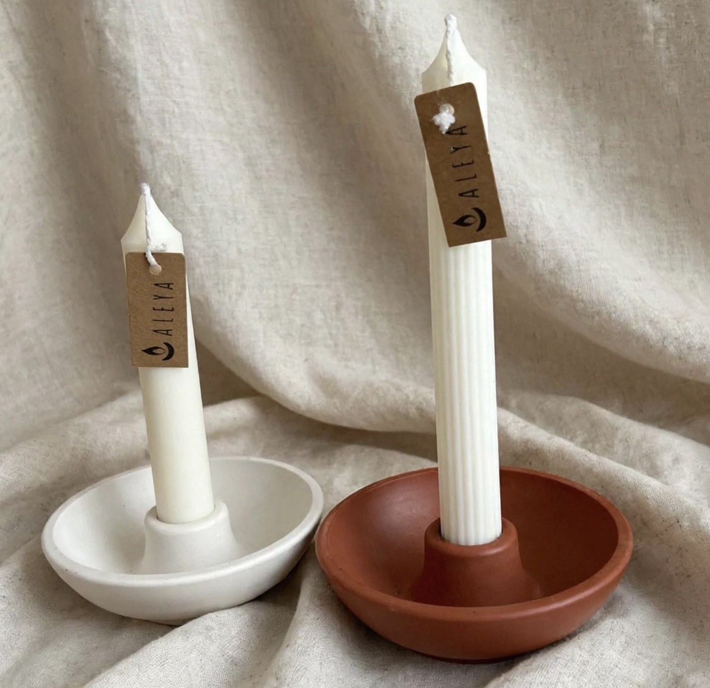 Round candle holder