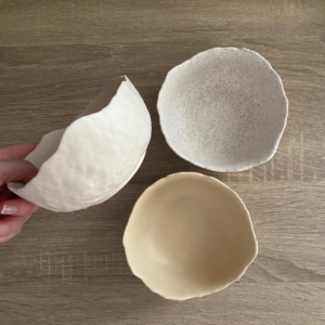 Asymmetrical edged bowl