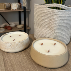 Large bowl candle