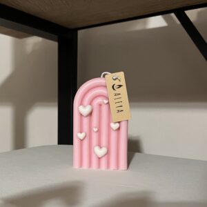 Valentine's pink rainbow