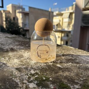 Christmas candle jar